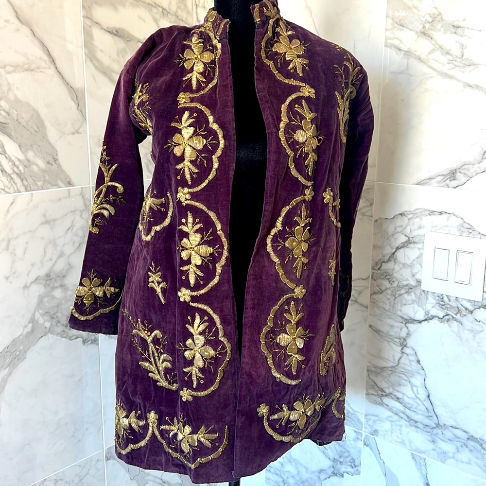 Turkish Antique Velvet Jacket